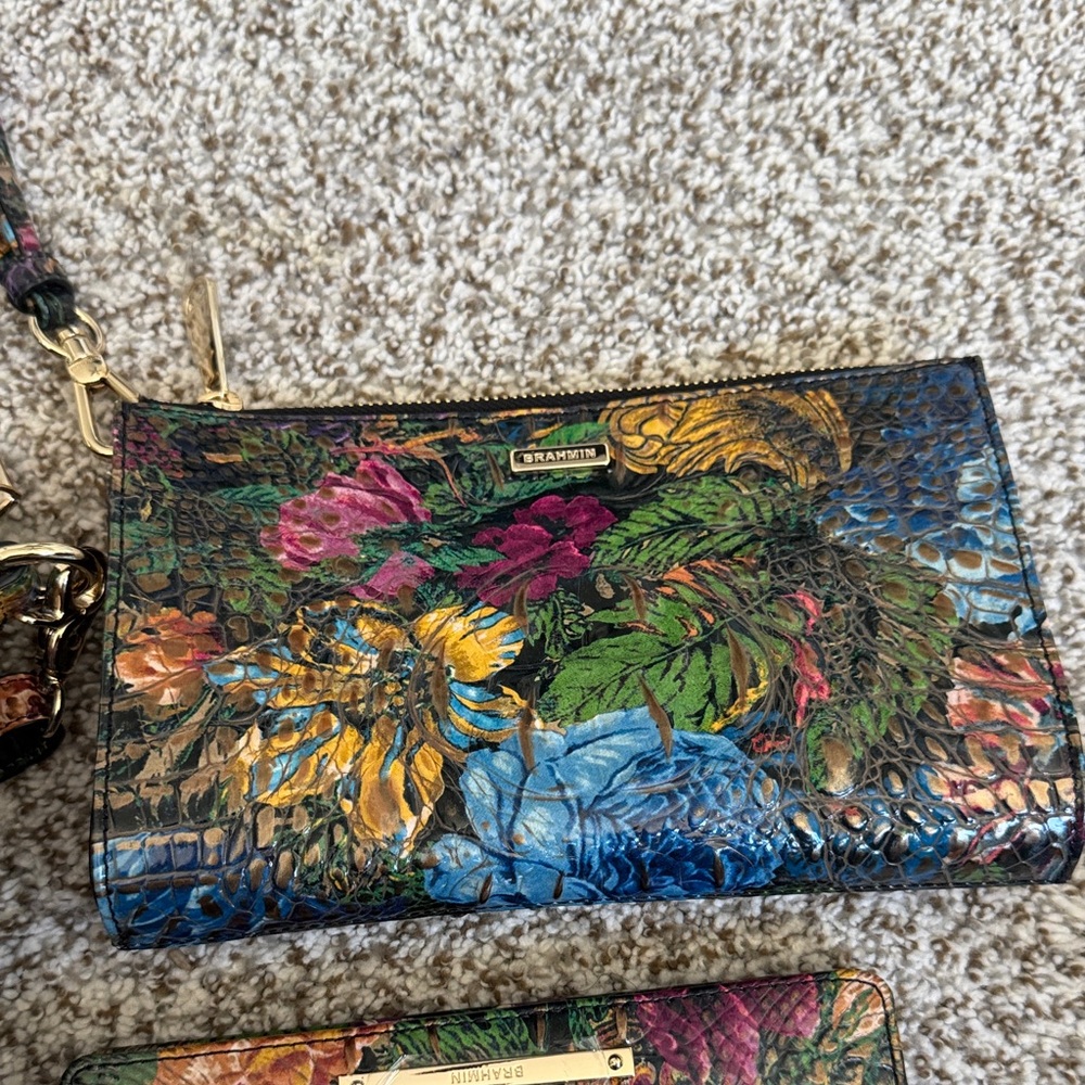 Brahmin Floral Satchel and Wallet Set - Multicolor - Picture 3 of 4